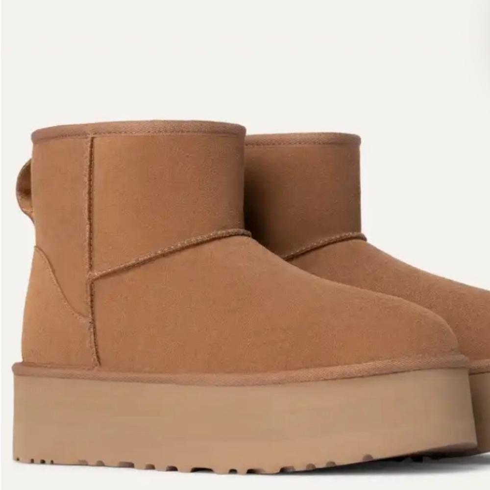 UGG mini platform boots.
